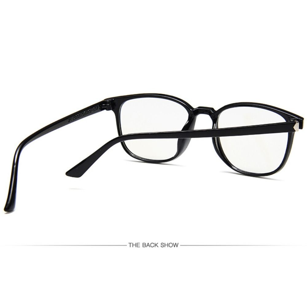 New Pc Reading Glasses Black Blue Transparent Round Frame Glasses Anti-Blue Glasses Men Women