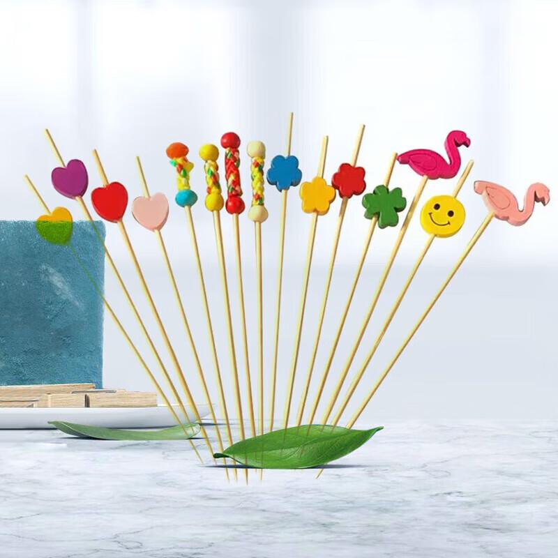 Creative Disposable Bamboo Fruit Picks & Appetizer Skewers