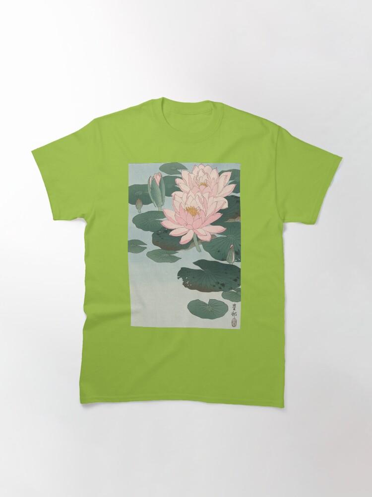 E Flowering Water Lily, Ohara Koson Classic T-Shirt