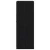 LED Sideboard in Black Oak Look 60.5 x 37 x 100 cm