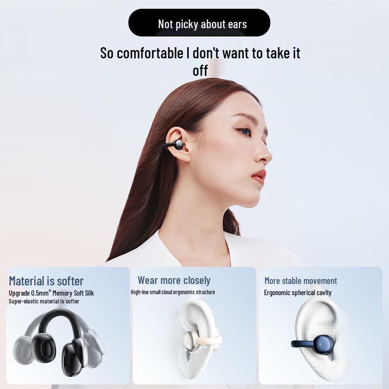 Philips Open-Ear Clip Sports Bluetooth Headphones TAT4469