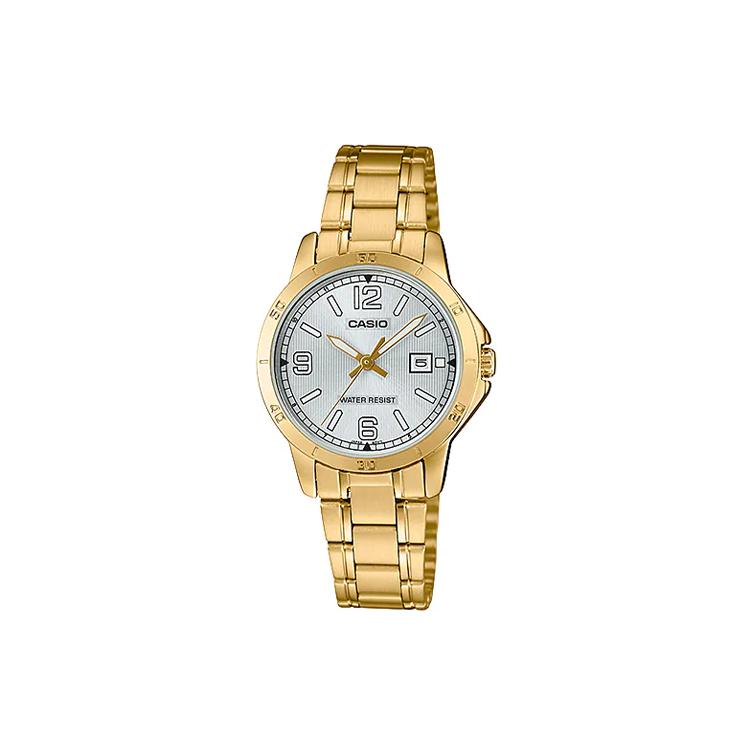 Casio Женские часы стандартной серии Серебристые LTP-V004G-7B2 LTP-V004G-7B2
