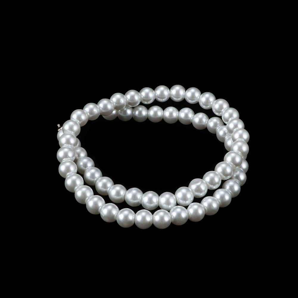 Fashion Strand White Oblate Necklace Pearl Freshwater 7-8mm