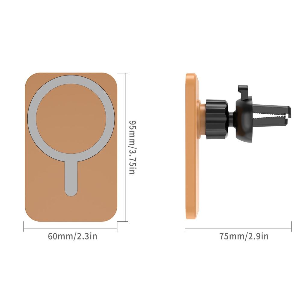 Магнитное беспроводное автомобильное зарядное устройство для телефонов Apple: Автомобильный держатель с быстрой зарядкой