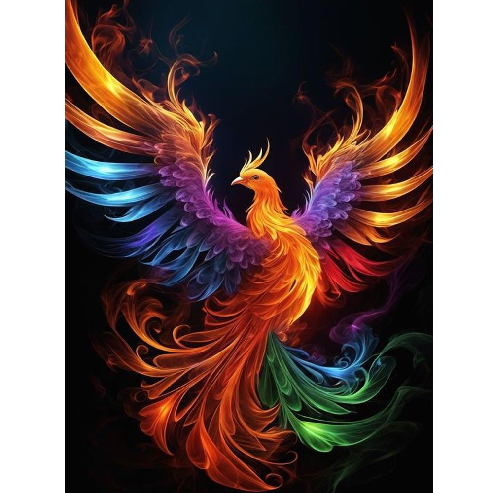 Полный квадратный/круглый дрель 5D DIY алмазная живопись Огонь Феникс картина Алмазная вышивка крестиком домашний декор Y3781