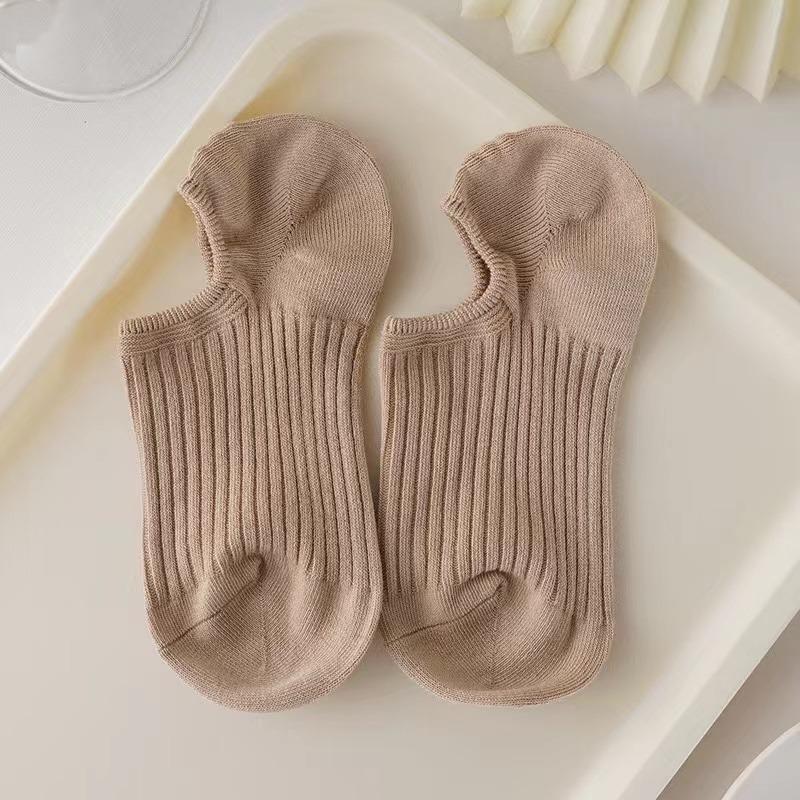 Красочные ребристые короткие носки, удобные и дышащие эластичные носки до щиколотки, женские чулки и чулочно-носочные изделия