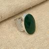 Emerald Gemstone Lab-Created Jewelry Handmade Dainty Ring Engagement Gift For Her
