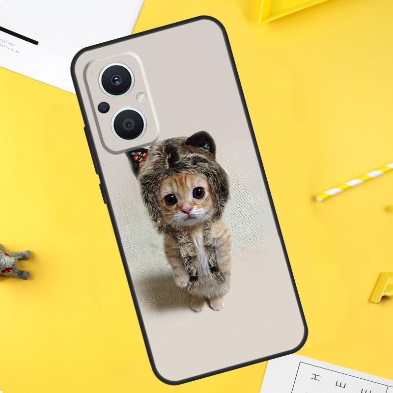 Милые котики в комплекте Чехол для OPPO Reno 14 13 12 11 10 Pro 8T 11F 12F 13F 14F 7 8 Lite OPPO Find X9 X8 X6 X5 Pro