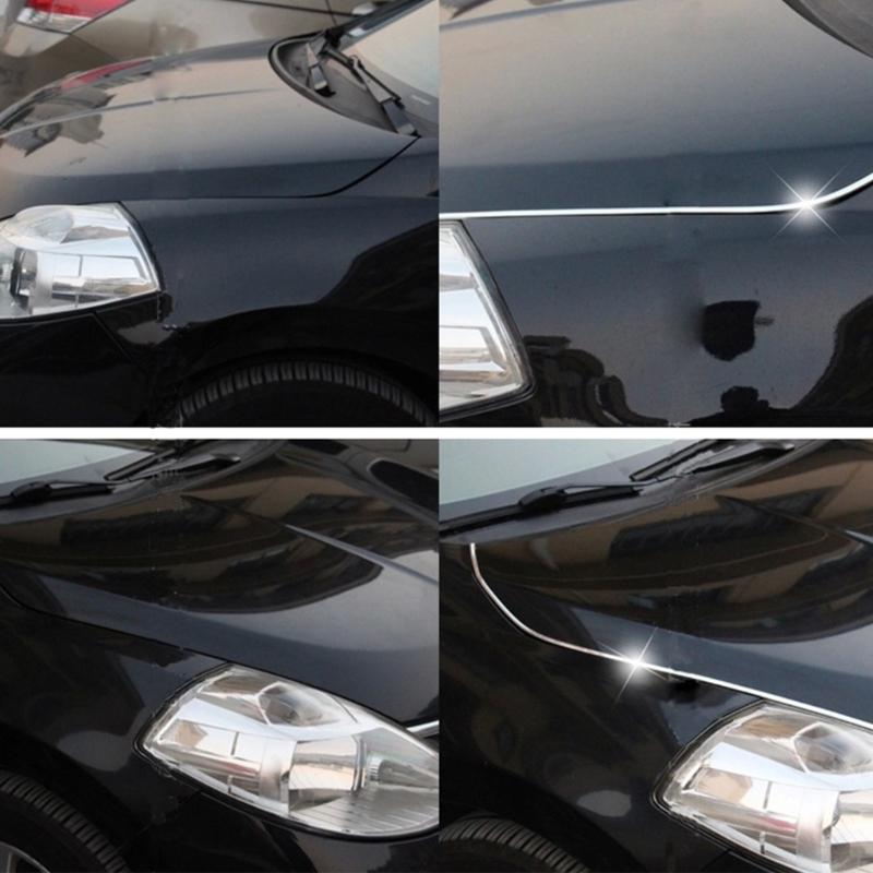 Клейкая ПВХ Молдинг Отделка для Защиты Кромки Двери Автомобиля Декорация Капота 12 м Стайлинг Молдинг Отделочные Полосы