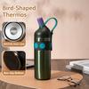 750ml 316 Stainless Steel Insulated Straw Cup With Lanyard Large Capacity Outdoor Sports Hiking Water Bottle