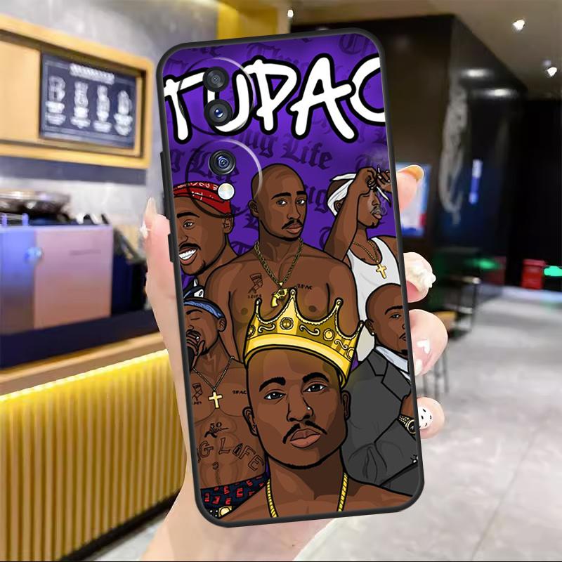 Чехол для телефона Rapper T-Tupac Shakur For Honor Magic 8 7 6 Pro Для Honor 200 400 50 70 90 Lite X8c X8b X9a X9b X9c X9d Win RT