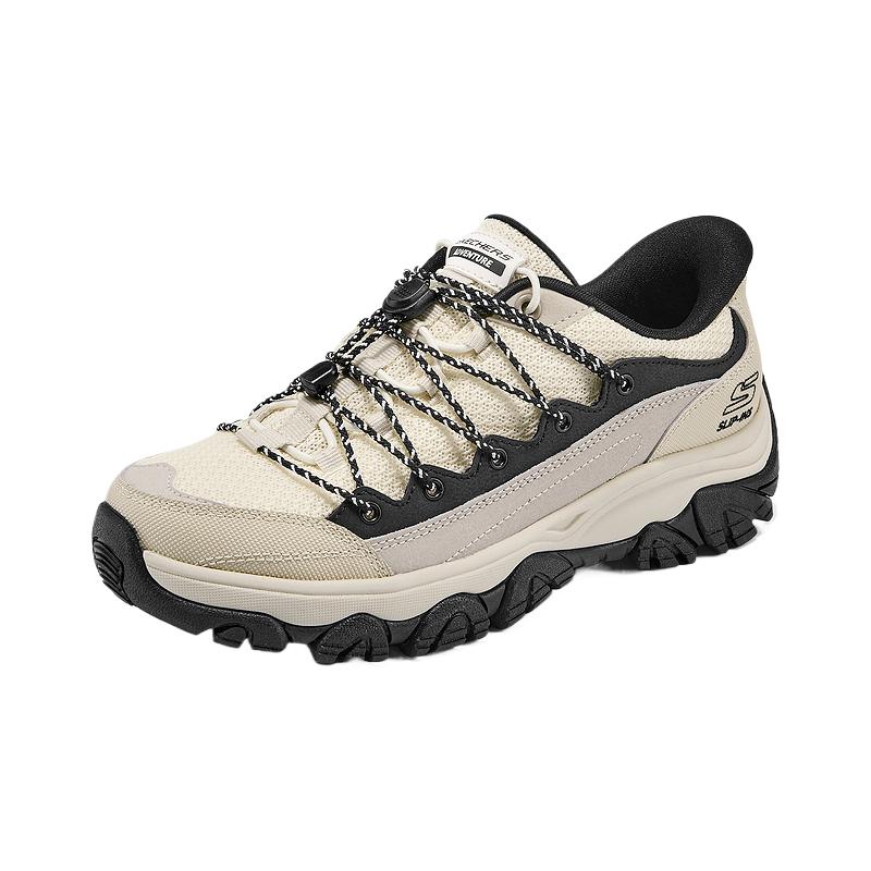 Skechers Туфли для приключений Удобные Модные Простые Универсальные Низкие Уличные Функциональные Обувь женская Натуральный 180331-NAT