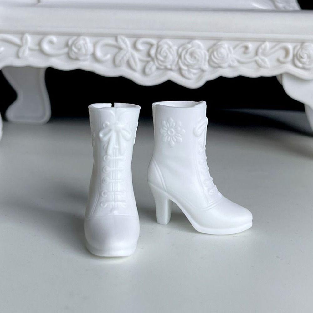 Модные женские кукольные сапоги на высоком каблуке для кукол 1/6 BJD 30 см, подходят для кукол с длиной стопы 2 см