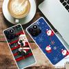 ТПУ чехол для телефона для Honor Play 60 Plus 5G/200 Smart 5G/Play 9T/X7c 4G Праздничный рождественский узор Защитная крышка