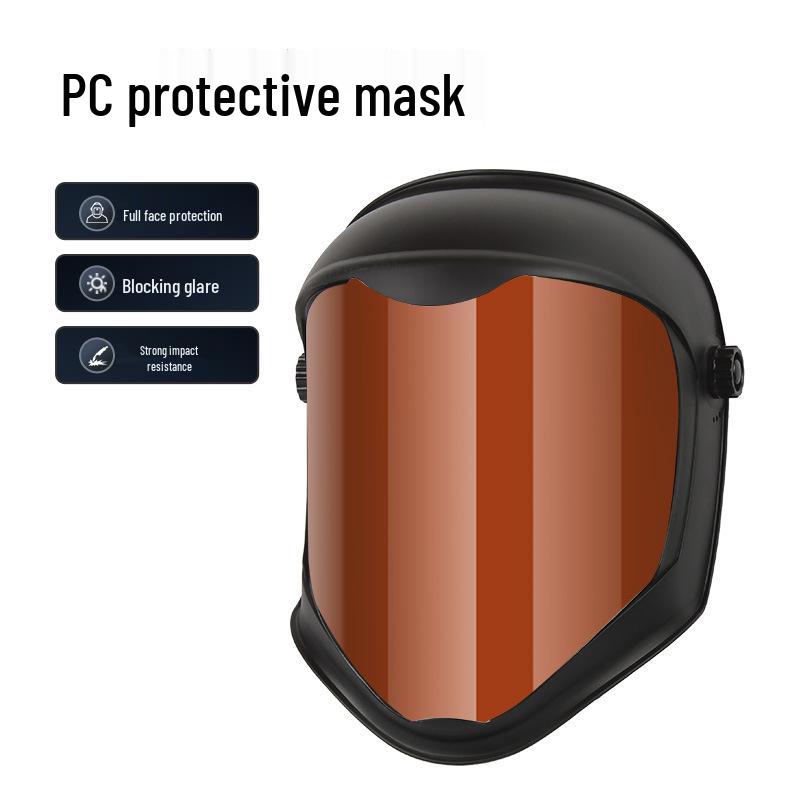 Защитный лицевой щиток высокой четкости с защитой от запотевания для сварки и шлифовки