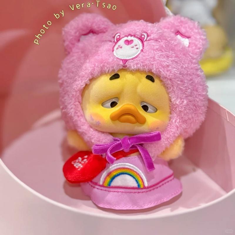 Оригинальный UpsetDuck Серия Неоновый Милашка Утенок Блайнд Бокс 6-е Поколение Плюшевая Модная Игрушка Брелок Коллекционная Фигурка Подарок
