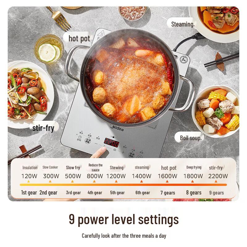 Midea 2200W Smart Induction Cooker