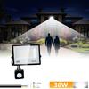 LED PIR Motion Sensor Floodlight Outdoor 20W 30W 50W 100W 150W 200W AC220V110V Waterproof Outdoor Projector Spotlight For Garden
