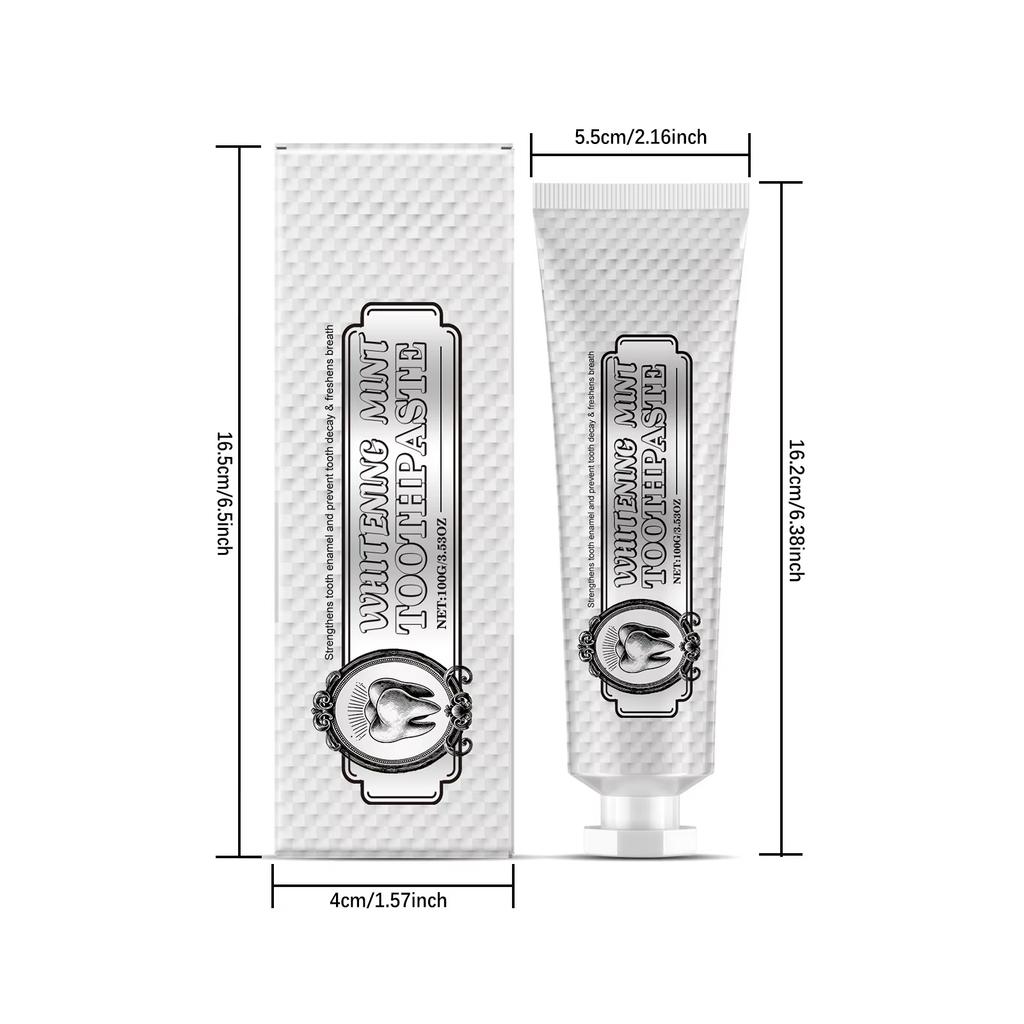 Whitening Mint Toothpaste Freshen Breath Remove Smoke Stain Cleaning Oral Tartar Improve Bad Breath Tooth Brightening Toothpaste