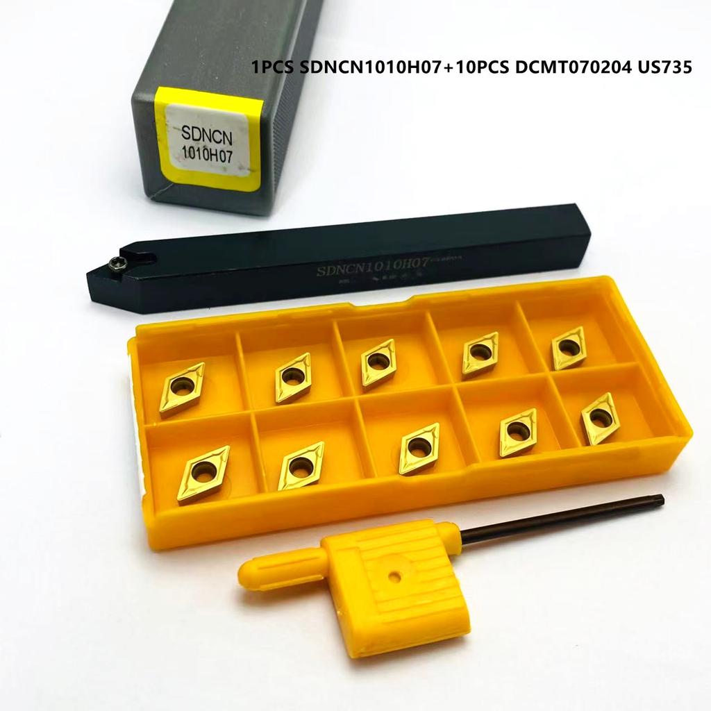 SDNCN1010H07 SDNCN1212H07 SDNCN161H07 SDNCN2020K07 Наружный держатель инструмента для транспортного средства.dcmt070204 Твердосплавный вставной инструмент для токарного станка с ЧПУ