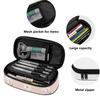 Pencil Pouch Lightweight Durable 300D Polyester Secure Zipper with Mesh Pocket Removable Divider and Pen Slots for Boys Girls