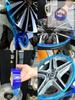 Protective film for car rims blue, width 40 mm, length 200 m, self-adhesive tape for tire fitting, tire repair