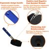 Ratcheting Brake Caliper Tool, Brake Caliper Tool With Hardened Reset Plate, Buffer Handle, 360 ° Ratchet Swing Carbon Steel Car Brake Caliper
