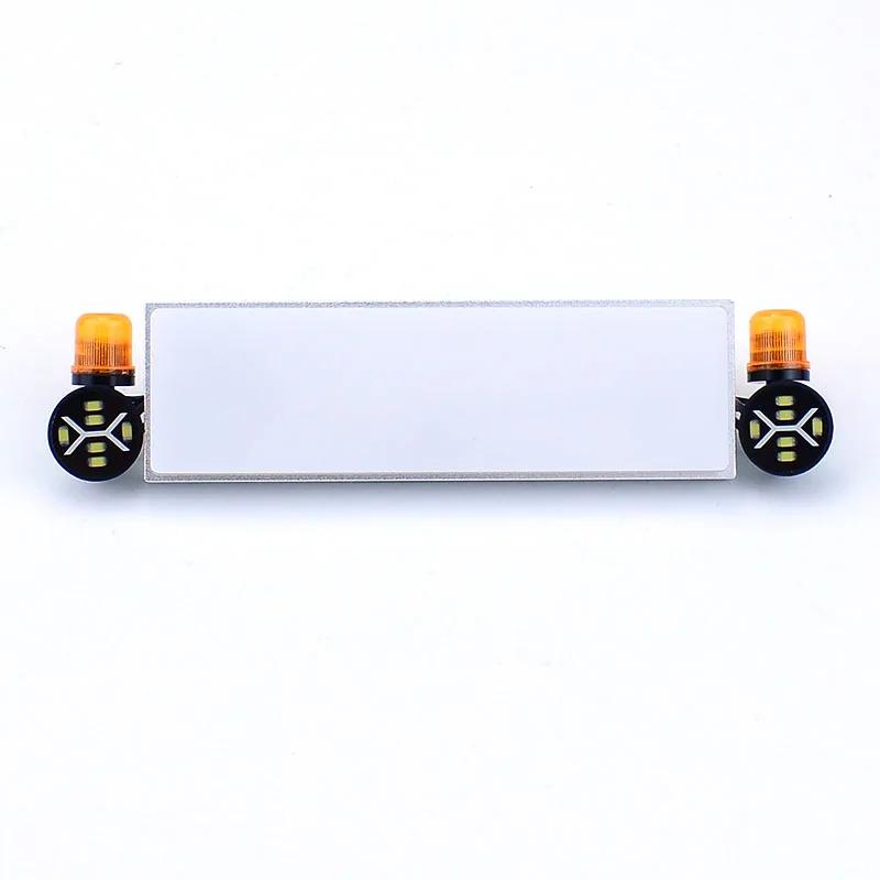 LED Roof Light Box Spotlight Rotating Lamp for 1/14 Tamiya RC Dump Truck SCANIA 770S R620 Volvo FH16XL 750 BENZ Arocs MAN Car