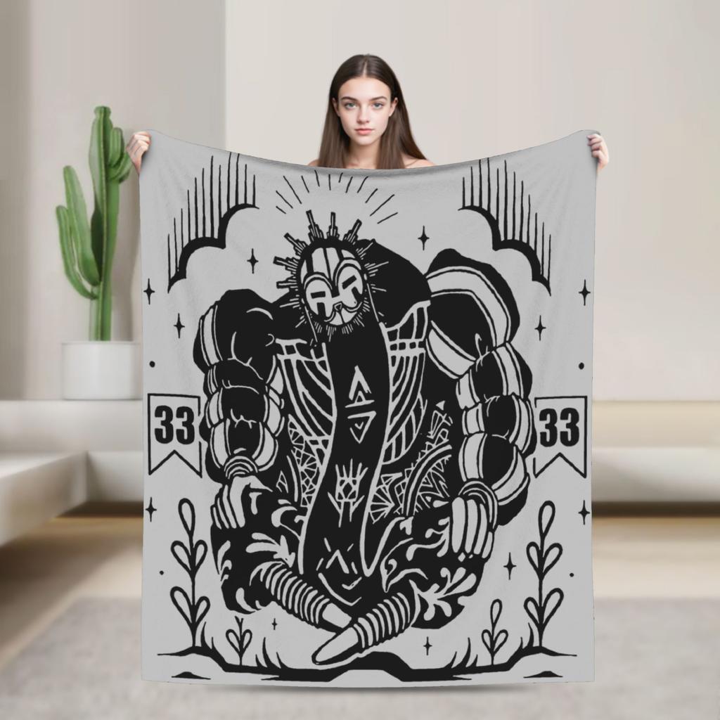 Esquie Clair Obscur Expedition 33 Game Blanket Plush Awesome Breathable Throw Blanket for Bed Sofa All Season
