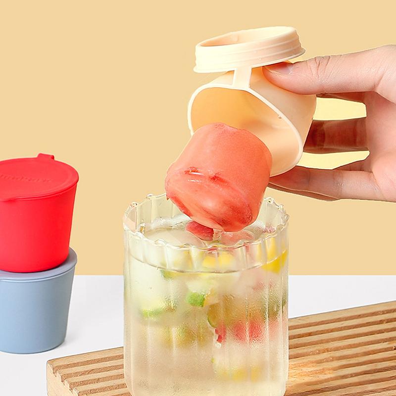 3 шт./набор силиконовых формочек для льда, быстрозамораживающая силиконовая форма для льда, креативный цилиндр для льда, ведерко для виски и пива