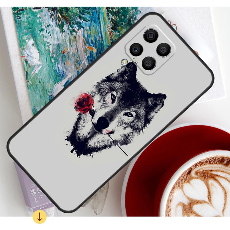 Animal Wolf Case For Samsung Galaxy M13 M16 M11 M21 M31 M20 M23 M54 M14 M34 M52 M32 M12 M36 M56 M15 M55