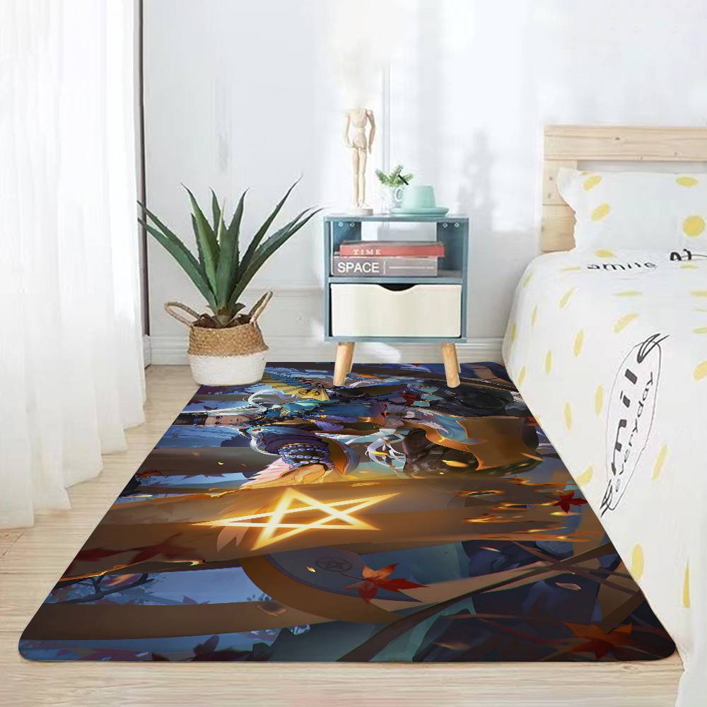 O-Onmyoji Game Floor Mat Living Room Rug For Bedroom Welcome Mat Outdoor Rug
