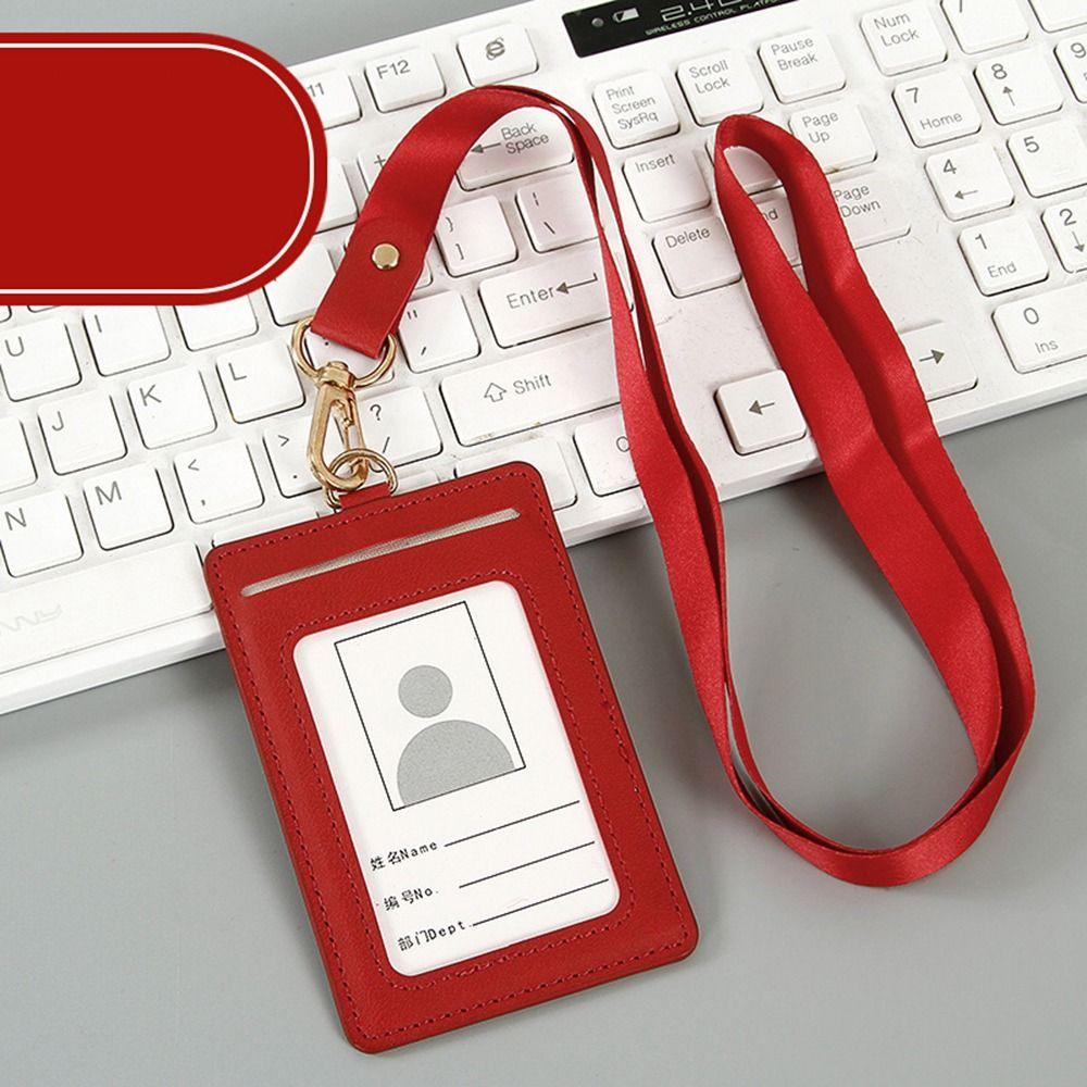 Collar Work Card Holder ID Badge Lanyard Holder Portable Name Card Holders  Men