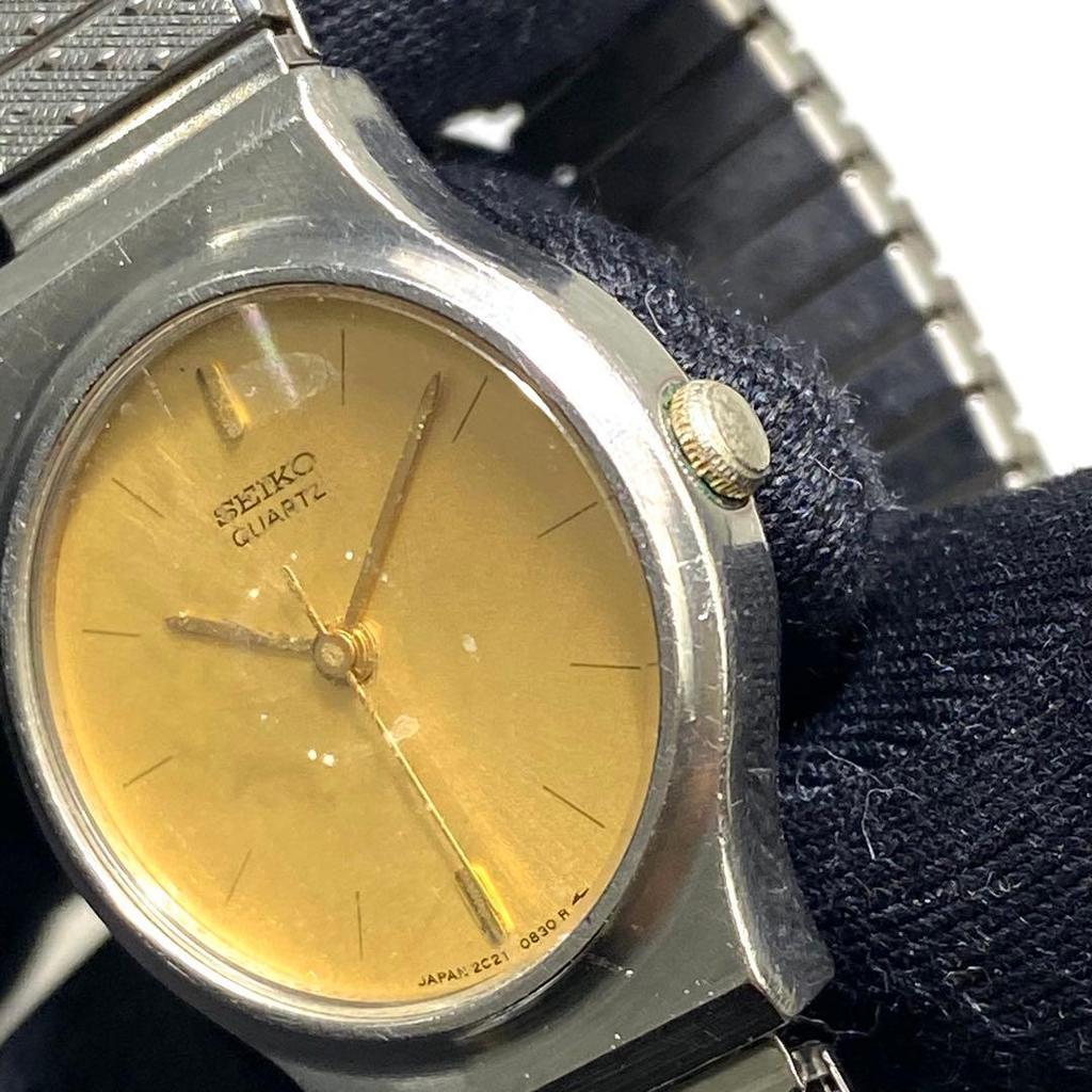 Новая батарейка Seiko 80-х годов в комплекте. Женские часы 2C21-0210, стиль, S000098-2