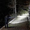 Водонепроницаемый туристический фонарик с солнечной зарядкой, перезаряжаемый ручной прожектор, пластиковый ручной портативный шахтерский фонарь, товары для кемпинга