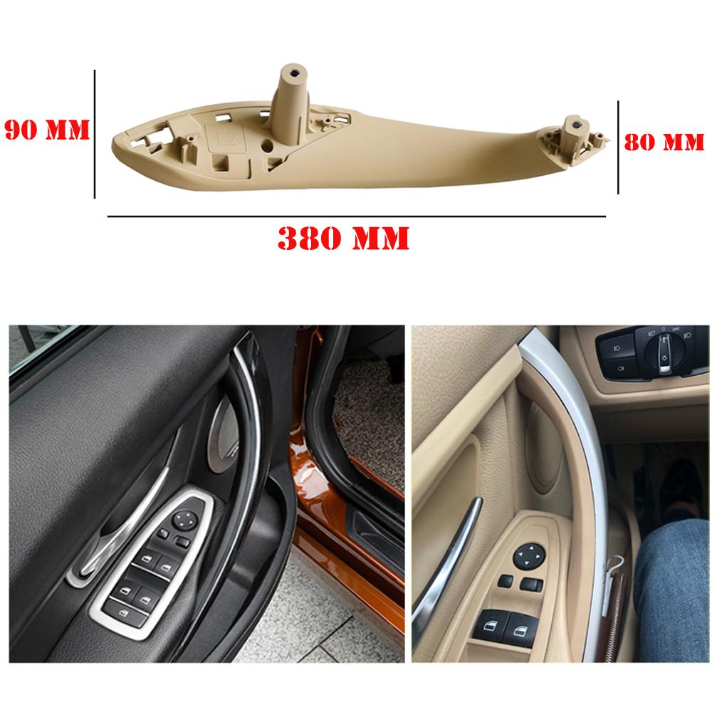 Ручки межкомнатных дверей автомобиля для BMW 3 серии F30 F35, левая и правая, передняя, задняя, задняя, боковая, внутренняя дверная панель, ручка, накладка