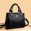 Women's Genuine Soft Leather Handbag - Large Capacity, Fashionable Shoulder & Messenger Bag for Middle-aged Ladies