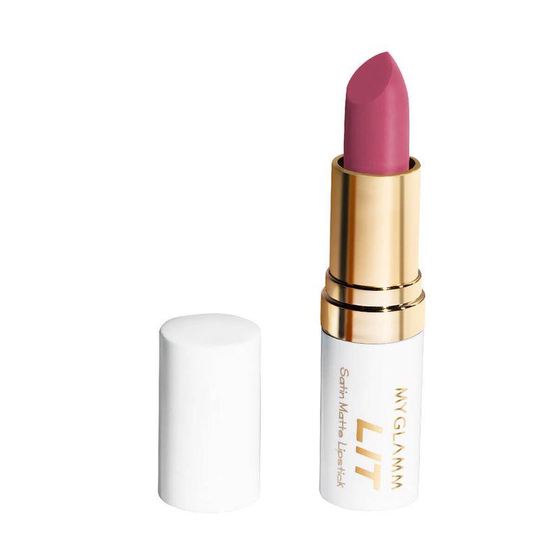 Myglamm Lit Satin Matte Lipstick - Gossip Girl