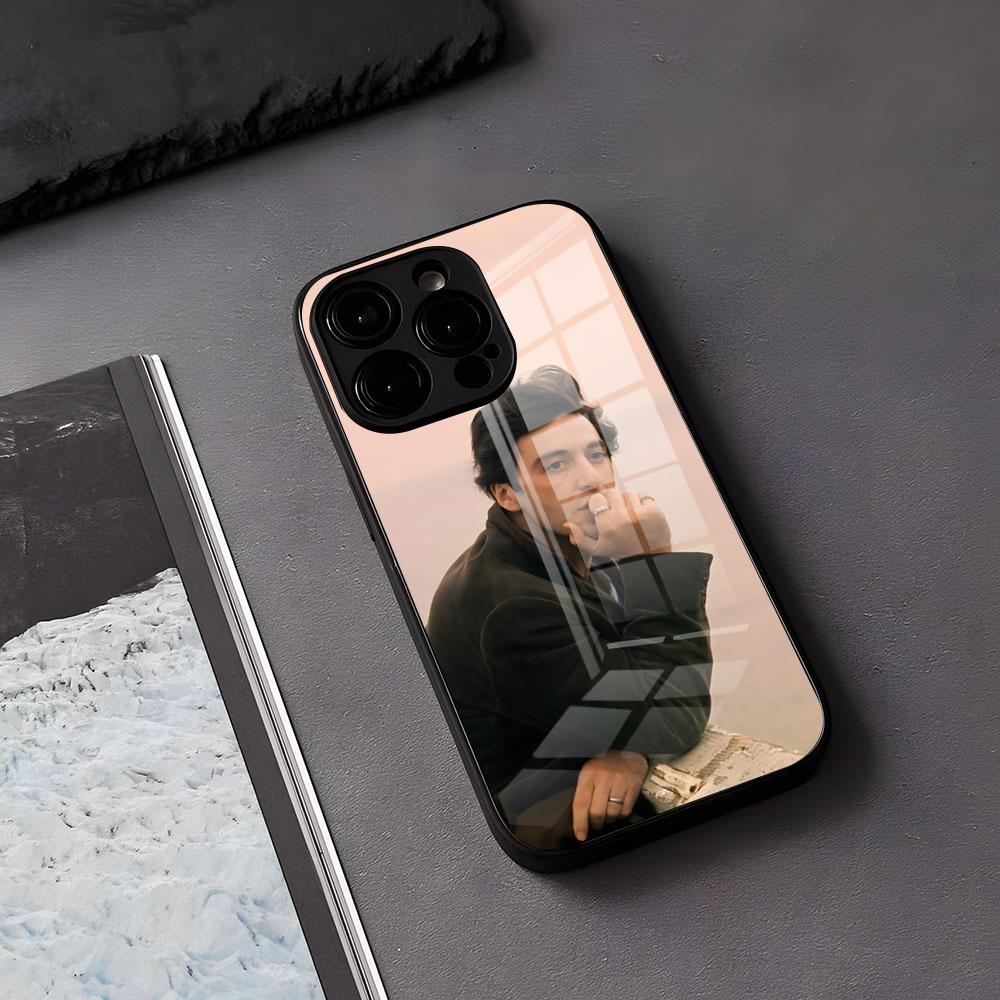 Чехол для телефона M-Michael C-Corleone для IPhone 17 Air 16 E Pro Max 15 14 13 Mini 12 Pro 11 Max Plus Черная стеклянная крышка