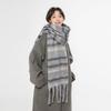 Rainbow Winter Cashmere Scarves Tassel Long Shawl Retro Stripe Wool Scarf  Girl