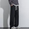 Men's Solid Color Loose Straight-Leg Casual Pants