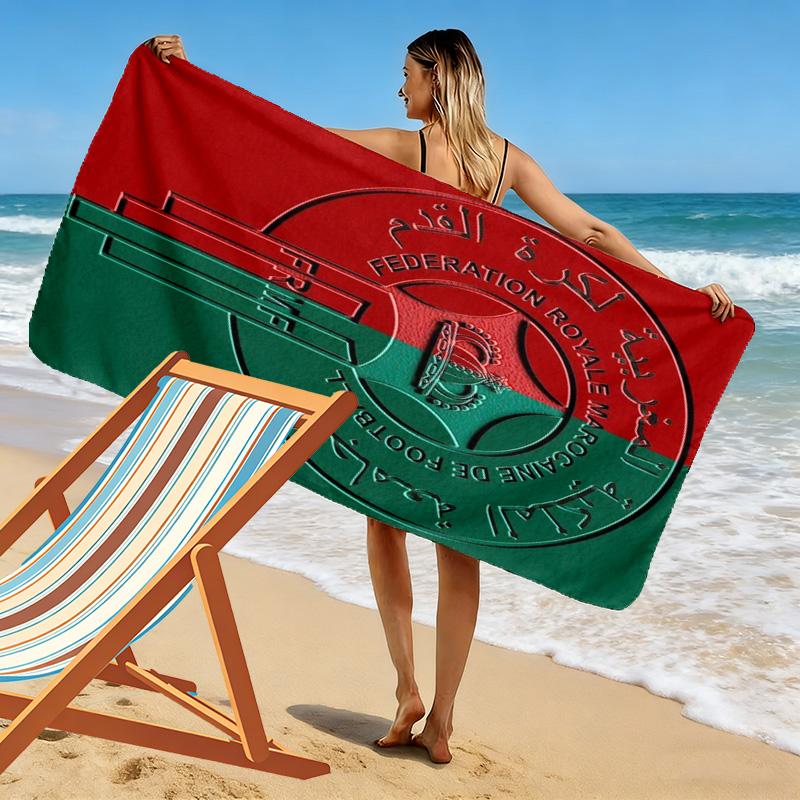FRMF 2D Flat Print Beach Towel, Large Soft Quick Dry Towel for Beach Camping Swimming.NSTJ0928473