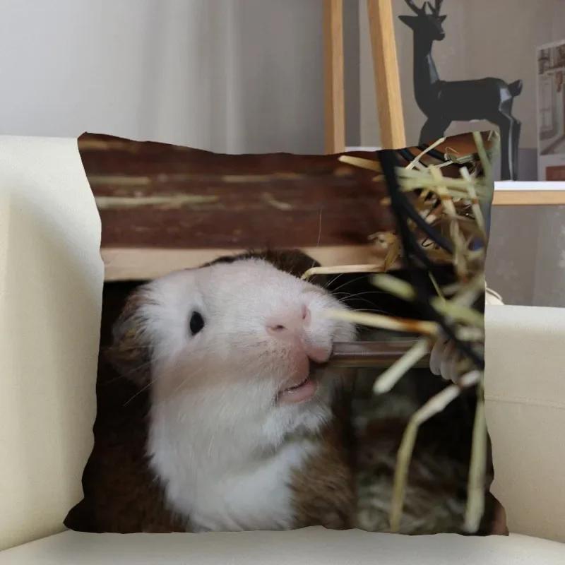 Симпатичная наволочка для хомяка с квадратным чехлом и застежкой-молнией