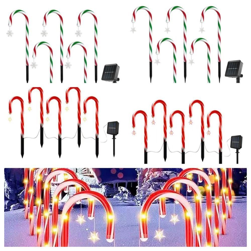 Solar Lamp Christmas Garden Lamp Christmas Decoration Path Lights Xmas Party Decorations