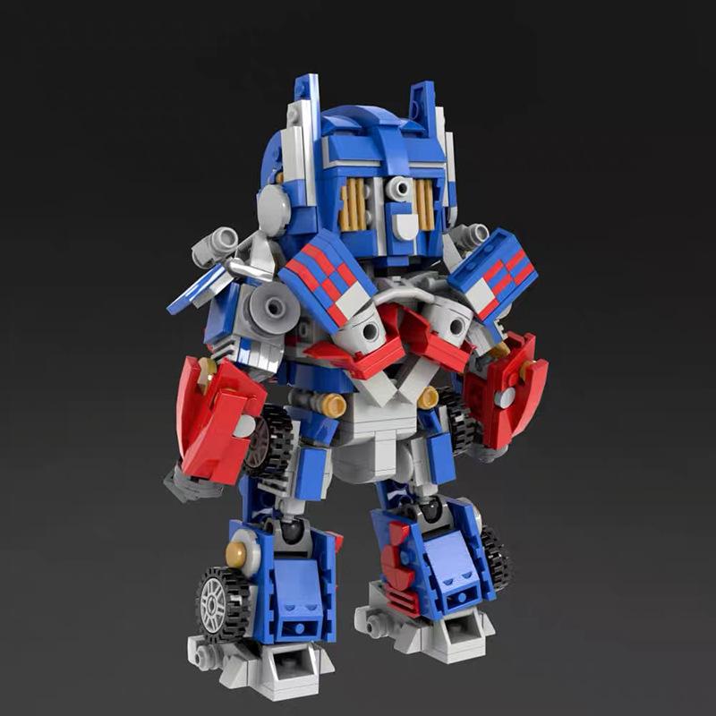 Строительные блоки, совместимые с Sd Optimus Prime, Пазл-конструктор, Игрушка-конструктор, Трансформирующаяся игрушка-меха, Интеллект для детей