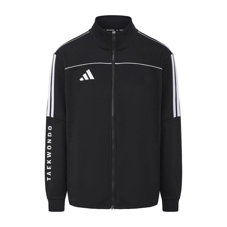 adidas Повседневная вязаная куртка с воротником-стойкой, унисекс, TR40TK-BW
