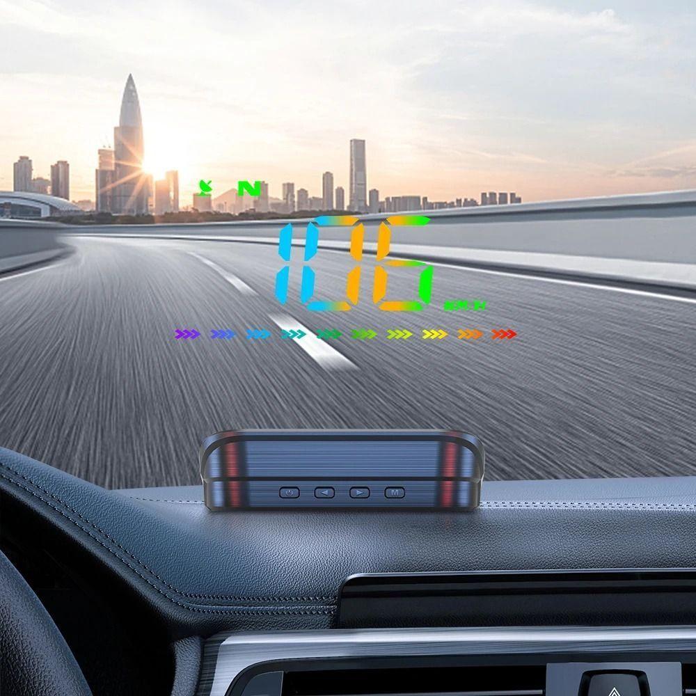 HUD Car Head Up Display Portable Windshield Projector GPS Digital Speedometer Speed Meter