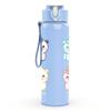 1PC Sheep Unicorn Seamless Pattern 750ml Color Plastic Sports Water Bottle Leakproof Flip Straw Lid Suitable for Sports Office Home Use