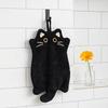 Cat Shaped Kitchen Wipe Towel Strong Absorbent Handkerchief Towel Funny Hand Wiping Cloth Bathroom