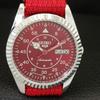ВИНТАЖНЫЕ АВТОМАТИЧЕСКИЕ SEIKO 5 6309A ВОССТАНОВЛЕННЫЕ ЯПОНСКИЕ МУЖСКИЕ ЧАСЫ С КРАСНЫМ ЦИФЕРБЛАТОМ a444710-1